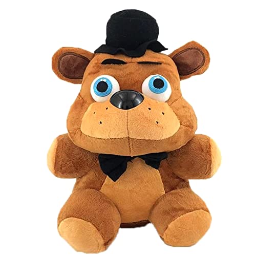 MAGIC SELECT Plushies kompatibel mit Five Night at Freddy FNAF, Freddy Fazbear Plüsch Puppe 25 cm. Kuscheltier Formen und Videospiele Kuscheltiere Spielzeug Geschenke für Jungen und Mädchen von MAGIC SELECT