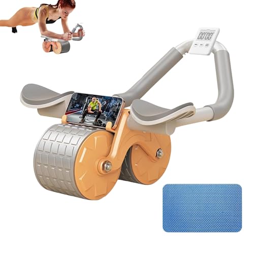 Roller für ABS mit automatischer Rückfederung. Rad für Bauch mit Ellenbogenstütze. Heimtraining mit Knieschoner und Stoppuhr Inklusive. Sport für Anfänger zu Hause. Roller für ABS mit automatischer Rückfederung. Rad für Bauch mit Ellenbogenstütze. Heimtraining mit Knieschoner und Stoppuhr Inklusive. Sport für Anfänger zu Hause. von MAGIC SELECT