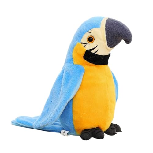 MAGIC SELECT Sprechender Plüschpapagei, der Geräusche und Lieder in verschiedenen Sprachen wiederholt. Interaktives Spielzeug, Geschenk für Kinder und Babys. USB-Akku. MAGIC SELECT Sprechender Plüschpapagei, der Geräusche und Lieder in verschiedenen Sprachen wiederholt. Interaktives Spielzeug, Geschenk für Kinder und Babys. USB-Akku. von MAGIC SELECT