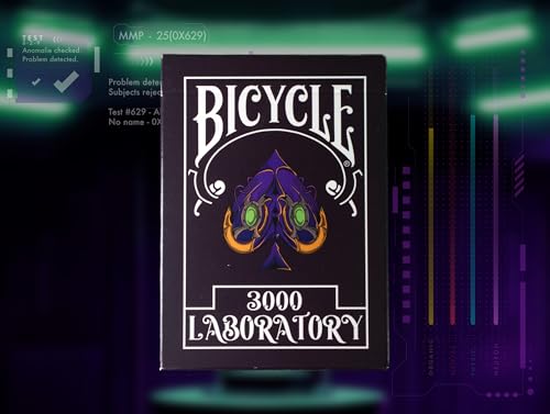 Bicycle Laboratory 3000, mysteriöses Kartenspiel mit futuristischem Design, Sonderkollektion von MAGICAPLANET