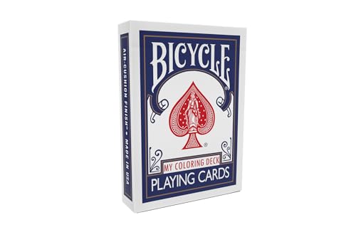My Coloring Deck Blau (Bicycle) von MAGICAPLANET