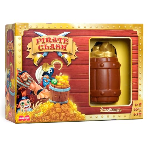 MAGICBOX Pirate Clash – Kartenspiel, Familienspiel, Beobachtung und Schnelligkeit, Piraten-Thema, für 2–6 Spieler, Alter 8+ MAGICBOX Pirate Clash – Kartenspiel, Familienspiel, Beobachtung und Schnelligkeit, Piraten-Thema, für 2–6 Spieler, Alter 8+ von MAGICBOX
