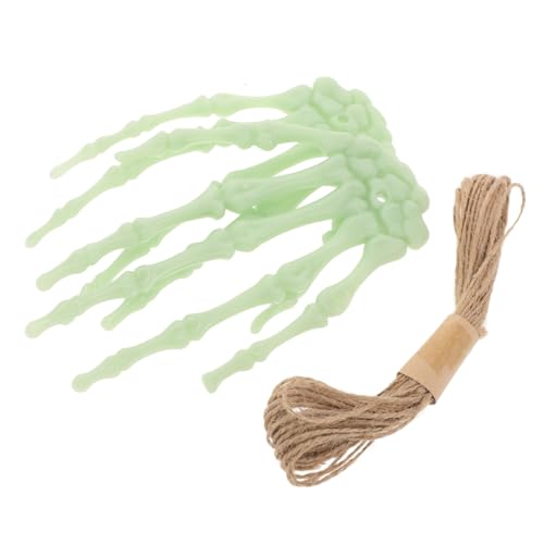MAGICLULU 1 Paar Skelettkrallenanhänger Halloween-handwerkshände Halloween-Terror-Hand Halloween-hände Zum Selbermachen Gruselige Party-Requisiten Gefälschte Skeletthände Light Green Plastik MAGICLULU 1 Paar Skelettkrallenanhänger Halloween-handwerkshände Halloween-Terror-Hand Halloween-hände Zum Selbermachen Gruselige Party-Requisiten Gefälschte Skeletthände Light Green Plastik von MAGICLULU