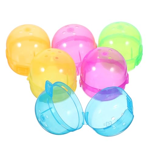 MAGICLULU 1 Satz Leere Kapseln Kleine Farbige Befüllbare Ballkapseln Leere Bälle Drehspielzeug Ballkapseln Aufbewahrungsbehälter Geburtstagsparty Geschenkkapseln 12 Stück von MAGICLULU