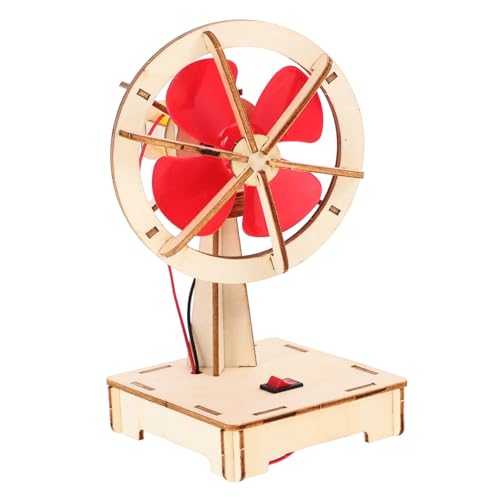 MAGICLULU 1 Satz Materialpaket Für Schüttelkopfventilator Unterrichtsmaterial Für Grundschullehrer Zusammenbauen Handmontierter Fan- Kupfer von MAGICLULU