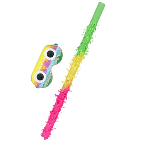 MAGICLULU 1 Satz Party-Piñata-Brille halloween party kinderparty mitgebsel einschlaflicht erwachsene kinderf eyepatches Süßigkeiten Stöcke schnapsgläser Partygeschenk Pinata-Stick Plastik von MAGICLULU
