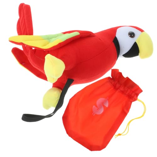 MAGICLULU 1 Satz Piratenkostüm Zubehör mit Plüschpapagei für Schulter Teiliges Kostüm Accessoire für Fasching Halloween und Kinderpartys MAGICLULU 1 Satz Piratenkostüm Zubehör mit Plüschpapagei für Schulter Teiliges Kostüm Accessoire für Fasching Halloween und Kinderpartys von MAGICLULU