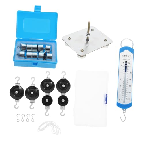 MAGICLULU 1 Satz Riemenscheibensatz Physik für Riemenscheibensystem Wissenschafts-Kit Laborwissenschaftskits Physik-Riemenscheibe Lehrinstrument Wissenschaftskits für Studenten Magnet von MAGICLULU