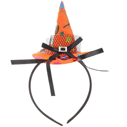 MAGICLULU Kleid Für Mädchen Halloween Stirnbänder Hexenhut Vampir-kostüm Halloween-kostüm Für Kinder Kinderkostüme Hexenkostüm Für Damen Zubehör Abs Cosplay-zubehör Haar Stirnband Kleinkind von MAGICLULU