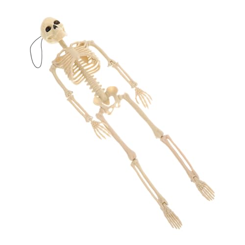 MAGICLULU 1 Stück Halloween-Skelett Dekorationen Knochen Skelett-Halloween-Dekoration UPS Gothic halloween halloween schädel lustiges Skeletthandwerk Skelettmodell Metall Weiß von MAGICLULU