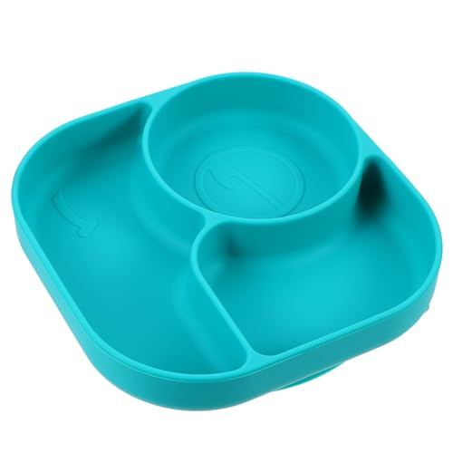 MAGICLULU 1 Stück Silikonsaugne -Techer Babys für Babyteller Geschirr Kind Fütterung Isolierteller Saugteller Saugplatte aus Silikon Lebensmittelbehälter Kieselgel von MAGICLULU