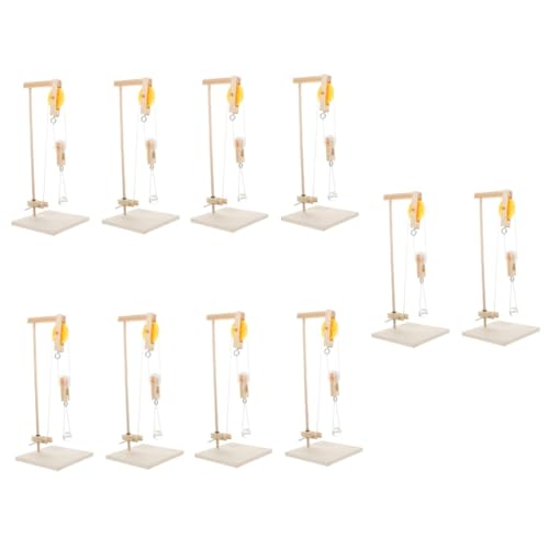 MAGICLULU 10 Sätze Flaschenzugmodell Bausatz Riemenscheiben-Modellbausätze Ausbildung Experiment Rolle Lerntool für Physik Riemenscheibenhalter Physik-Tool Science Lernspielzeug Holz MAGICLULU 10 Sätze Flaschenzugmodell Bausatz Riemenscheiben-Modellbausätze Ausbildung Experiment Rolle Lerntool für Physik Riemenscheibenhalter Physik-Tool Science Lernspielzeug Holz von MAGICLULU