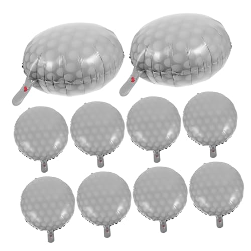 MAGICLULU 10 Stück Golfball-ballon Pastell Dekorationen Vordergrund Mehrfarbig Schnell Geburtstag Klein Sport Thematisiert Luftballons Für Die Partyszene Luftballons Für Bogen Aluminiumfolie von MAGICLULU