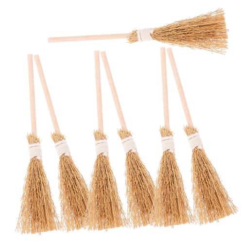 MAGICLULU 10 Stück Miniatur-hausbesen-dekore, Mini- -Besen-Ornamente, Miniatur-reinigungsbesen-Modelle MAGICLULU 10 Stück Miniatur-hausbesen-dekore, Mini- -Besen-Ornamente, Miniatur-reinigungsbesen-Modelle von MAGICLULU