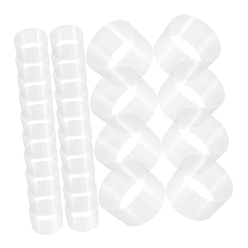 MAGICLULU 100 Blatt Geburtstagskuchenrolle Schaum Backen Abdeckung umgeben Mousse-Kragen Und dekoration tortenrand Kuchenumgebung klare Kuchenkragen klarer Tortenkragen Plastik Transparent von MAGICLULU