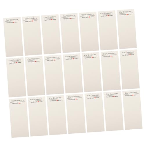 MAGICLULU 100 Sets Ladenbedarf Untersetzer Showkarten Verpackung Markt Displaykarte Untersetzer Transparente Untersetzer Untersetzer Displaykarten Untersetzer Display Zubehörtaschen von MAGICLULU