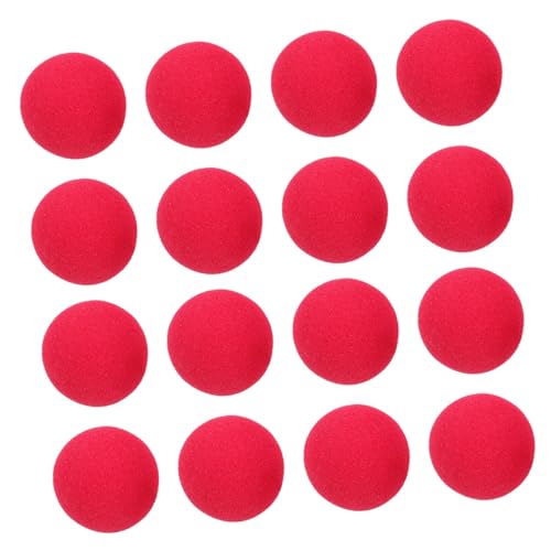 MAGICLULU 100 Stück Clown-Nasenball faschingsaccessoires fasching accessoires clown nose Buggy Dekorationen für Karnevals-Mottopartys Zirkus verkleiden austauschbare Clownnase Schwamm rot MAGICLULU 100 Stück Clown-Nasenball faschingsaccessoires fasching accessoires clown nose Buggy Dekorationen für Karnevals-Mottopartys Zirkus verkleiden austauschbare Clownnase Schwamm rot von MAGICLULU