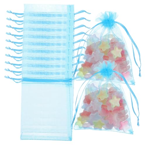 MAGICLULU 100Stücke Mesh Schmucktaschen Kordelzug Geschenktüten Für Kindergeburtstag Hochzeiten Und Partys Für Süßigkeiten Kleine Und Schmuck von MAGICLULU