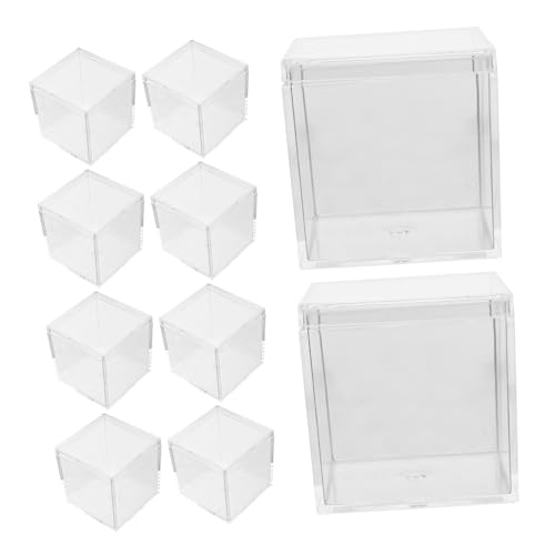 MAGICLULU 10Er Schachtel Vitrinen für Mineralproben Aufbewahrungsboxen Container Anzeige Würfel Probenbehälter Kleiner Probenkoffer quadratische Vitrine transparente Mineralvitrine Acryl MAGICLULU 10Er Schachtel Vitrinen für Mineralproben Aufbewahrungsboxen Container Anzeige Würfel Probenbehälter Kleiner Probenkoffer quadratische Vitrine transparente Mineralvitrine Acryl von MAGICLULU