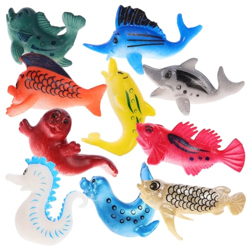 MAGICLULU 10Stücke Tierfiguren Set Lernspielzeug für Meereslebewesen aus Partydekoration und Schulprojekte für Strand und Aquariumszenen MAGICLULU 10Stücke Tierfiguren Set Lernspielzeug für Meereslebewesen aus Partydekoration und Schulprojekte für Strand und Aquariumszenen von MAGICLULU