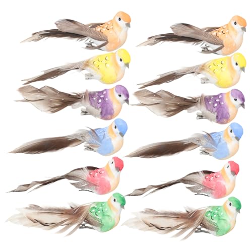 MAGICLULU 12 Stück Teiliges Künstliche mit Clip Feder Adornments für Garten Dekoration Kreative und Lebendige Ornamente für Pflanzen und Partys Farbenfrohe Gestaltung MAGICLULU 12 Stück Teiliges Künstliche mit Clip Feder Adornments für Garten Dekoration Kreative und Lebendige Ornamente für Pflanzen und Partys Farbenfrohe Gestaltung von MAGICLULU