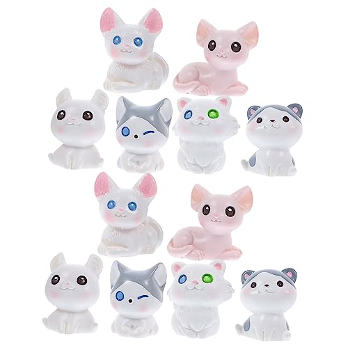 MAGICLULU 12St tierfiguren Animal Figures Garden Decoration wohnungsdeko miniaturen Figuren Katzenhaus im Freien Miniaturfiguren Spielzeugkatze Minifiguren aus Kunstharz Miniaturtiere MAGICLULU 12St tierfiguren Animal Figures Garden Decoration wohnungsdeko miniaturen Figuren Katzenhaus im Freien Miniaturfiguren Spielzeugkatze Minifiguren aus Kunstharz Miniaturtiere von MAGICLULU