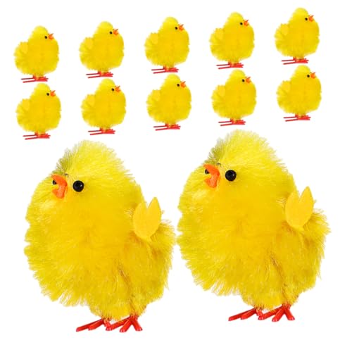 MAGICLULU 12st Osterdeko-küken Individuelle Dekoration Wandtattoos Für Mädchen Weihnachtsdekoration Warmer Nesthamster Puppenhaus Wohnzimmer Möbel Wohnwagen Yellow Chemiefaser Und Kunststoff MAGICLULU 12st Osterdeko-küken Individuelle Dekoration Wandtattoos Für Mädchen Weihnachtsdekoration Warmer Nesthamster Puppenhaus Wohnzimmer Möbel Wohnwagen Yellow Chemiefaser Und Kunststoff von MAGICLULU