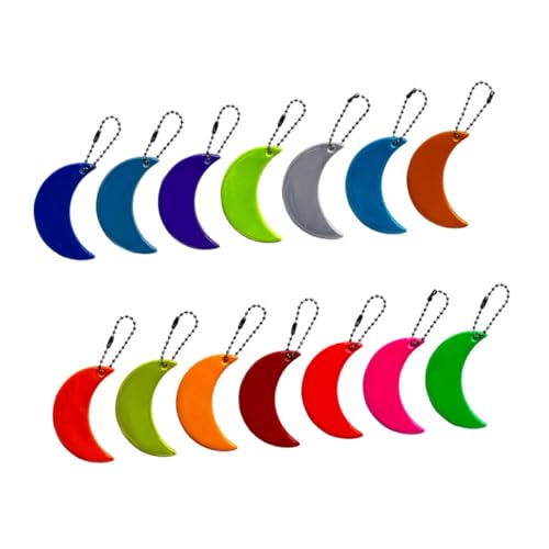 MAGICLULU 14 Stück Reflektierender Schlüsselanhänger Weißabgleich Reflektor Aufkleber Im Koreanischen Stil Aluminiumdraht Bildschirm Schultasche Schlüsselanhänger MAGICLULU 14 Stück Reflektierender Schlüsselanhänger Weißabgleich Reflektor Aufkleber Im Koreanischen Stil Aluminiumdraht Bildschirm Schultasche Schlüsselanhänger von MAGICLULU