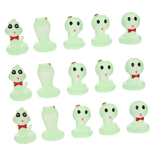 MAGICLULU 15 Stücke Miniatur Glow Dark Snake Harz Figuren Realistische Schlange Für Garten Home Landschaft MAGICLULU 15 Stücke Miniatur Glow Dark Snake Harz Figuren Realistische Schlange Für Garten Home Landschaft von MAGICLULU