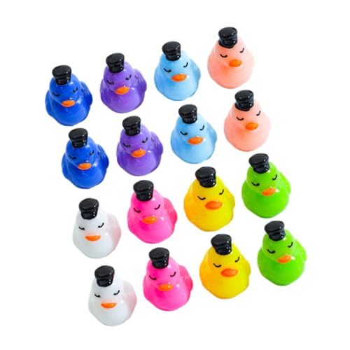 MAGICLULU 16 Stück Entlein Ornament wohnaccessoires Tierfiguren für den Garten Gartenbeet Dekoration Niedliche Tierfigur Ente Miniatur winzig Minifiguren in Loser Schüttung Mini-Harztiere MAGICLULU 16 Stück Entlein Ornament wohnaccessoires Tierfiguren für den Garten Gartenbeet Dekoration Niedliche Tierfigur Ente Miniatur winzig Minifiguren in Loser Schüttung Mini-Harztiere von MAGICLULU