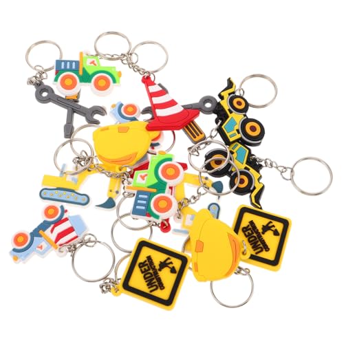 MAGICLULU 16 Stück Teiliges Baustellen-schlüsselanhänger PVC Leichte Anhänger für Rucksäcke und Partygeschenke Inklusive Bagger Traktor Planierraupe für Geburtstagsfeiern und Shower MAGICLULU 16 Stück Teiliges Baustellen-schlüsselanhänger PVC Leichte Anhänger für Rucksäcke und Partygeschenke Inklusive Bagger Traktor Planierraupe für Geburtstagsfeiern und Shower von MAGICLULU