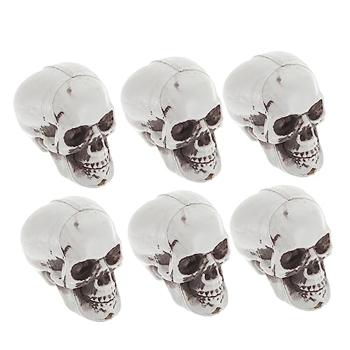 MAGICLULU 18 Stück Teiliges Halloween Schädelkopf Dekorationsset Realistische Gruselige Schädel für Party Prank und Halloween Dekoration aus Hochwertigem Gefertigt und Langlebig MAGICLULU 18 Stück Teiliges Halloween Schädelkopf Dekorationsset Realistische Gruselige Schädel für Party Prank und Halloween Dekoration aus Hochwertigem Gefertigt und Langlebig von MAGICLULU