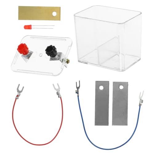 MAGICLULU 1Satz Fruchtbatterie Experimentierset Für Wissenschaftliche Experimente Robuste Elektrodenplatten Für Stabile Stromabgabe Für Studenten Energieforschung von MAGICLULU