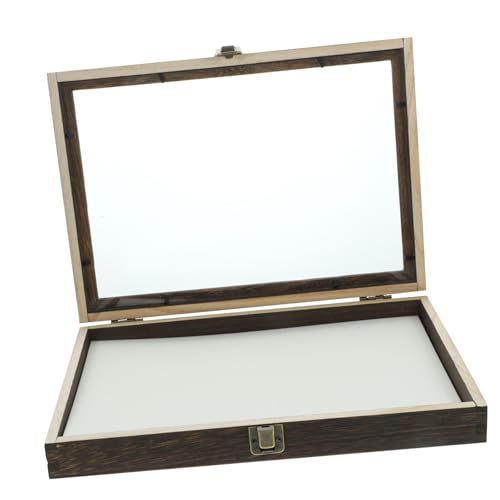 MAGICLULU 1Satz Holzprobenbox Mit Deckel Retro Insekten Schaukasten Für Sammlerstücke Zur Aufbewahrung Von Insekten Kleinen Schätzen Vielseitig Einsetzbar von MAGICLULU