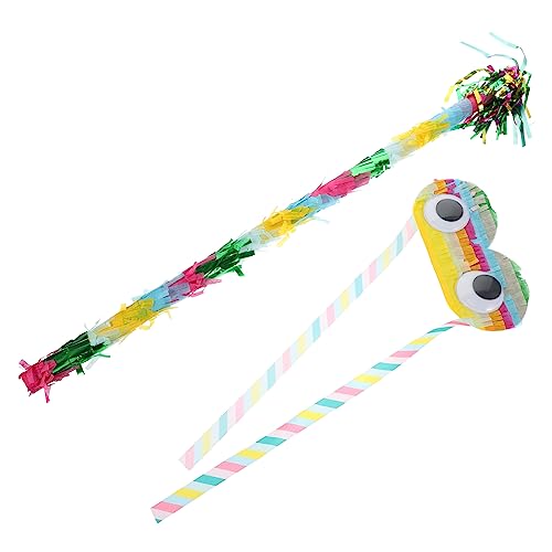 MAGICLULU 1Satz Pinata Sticks Mit Augenmaske Partyspielzeuge Für Kindergeburtstage Teiliges Für Klassische Pinata Spiele Sicher Handhaben Für Fröhliche MAGICLULU 1Satz Pinata Sticks Mit Augenmaske Partyspielzeuge Für Kindergeburtstage Teiliges Für Klassische Pinata Spiele Sicher Handhaben Für Fröhliche von MAGICLULU