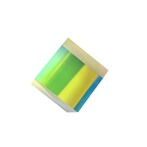 MAGICLULU 1Stücke Optisches X Cube Dispersionsprisma Für Physikunterricht Kreative Dekoration Für Kindergarten Grundschule Kunstprojekte von MAGICLULU