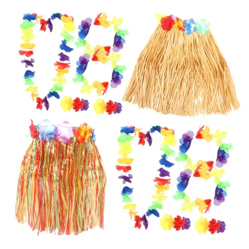 MAGICLULU 2 Sets Gras Kostüm Set Simulation Blume Girlande Luau Party Kostüme Für Erwachsene von MAGICLULU