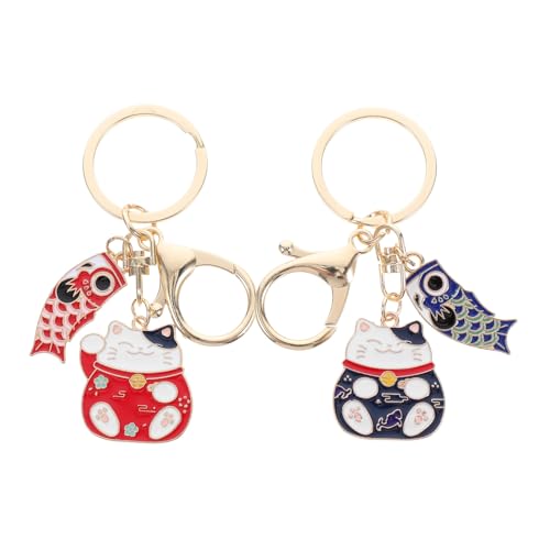 MAGICLULU 2 Stk Glückskatze Schlüsselanhänger Deko-Schlüsselanhänger Taschenschlüsselkette Kreative Taschen Dekoration Bag Charm für Frauen Taschenzubehör Charms Rucksack-Anhänger-Dekoration MAGICLULU 2 Stk Glückskatze Schlüsselanhänger Deko-Schlüsselanhänger Taschenschlüsselkette Kreative Taschen Dekoration Bag Charm für Frauen Taschenzubehör Charms Rucksack-Anhänger-Dekoration von MAGICLULU