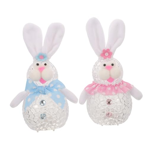 MAGICLULU 2 Stück Kaninchenpuppe Nachtlicht Schlafzimmer Lampe Licht Für Kinderzimmer Kaninchenstatue Schlafzimmer Licht Nachttischlampe Schlafzimmer Nachtlicht Schreibtischlampe Stoff MAGICLULU 2 Stück Kaninchenpuppe Nachtlicht Schlafzimmer Lampe Licht Für Kinderzimmer Kaninchenstatue Schlafzimmer Licht Nachttischlampe Schlafzimmer Nachtlicht Schreibtischlampe Stoff von MAGICLULU