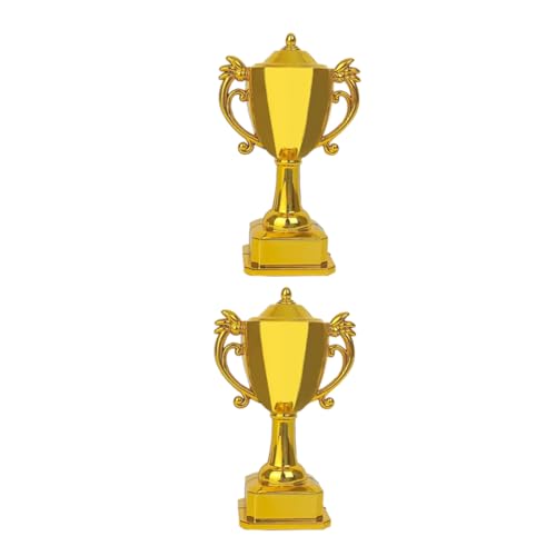 MAGICLULU 2 Stück Mini Trophäen für Puppenhäuser Plastikkunstwerke für Rollenspiele Party und Kreative Lernumgebungen von MAGICLULU