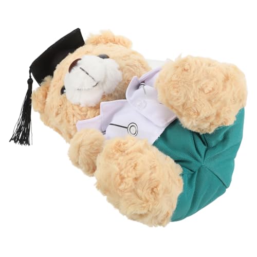 MAGICLULU 2 Stück Niedlicher Arztbär Plüschspielzeug mit Arztkittel für Medizinstudenten Abschlussgeschenk Vielseitiger als Partydeko und Erinnerungsfoto zur Graduation von MAGICLULU