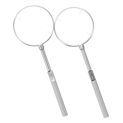 MAGICLULU 2 Stück Optometrie kreuzzylinderlinsen testwerkzeug Präzise Optische Zylindergläser Tragbares Prüfinstrument für Augenärzte und Optometristen von MAGICLULU