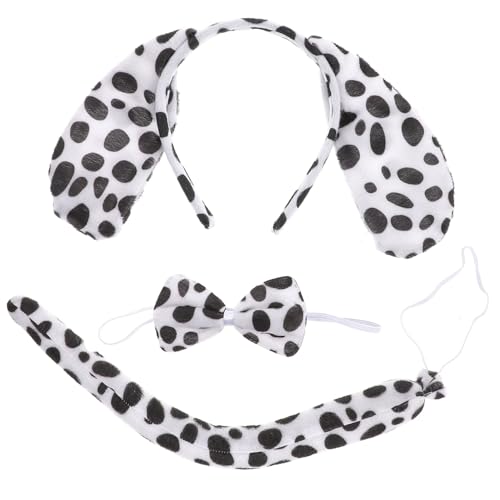 MAGICLULU 2 Stück Plüsch Hundestirnband Mit Schleife Dalmatiner Kostüm Hunde Tierohren Stirnbänder Schweineohren Kostüm Fuchsohren Und Wolfskostüm Hundestirnbänder MAGICLULU 2 Stück Plüsch Hundestirnband Mit Schleife Dalmatiner Kostüm Hunde Tierohren Stirnbänder Schweineohren Kostüm Fuchsohren Und Wolfskostüm Hundestirnbänder von MAGICLULU