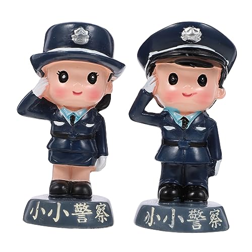 MAGICLULU 2 Stück Polizeipuppen Modell Dekoration Mini Polizisten Figur Auto Kuchenaufsätze Für Jungen Geburtstagskuchen Abschluss Kuchenaufsatz Tortenaufsatz Figuren MAGICLULU 2 Stück Polizeipuppen Modell Dekoration Mini Polizisten Figur Auto Kuchenaufsätze Für Jungen Geburtstagskuchen Abschluss Kuchenaufsatz Tortenaufsatz Figuren von MAGICLULU