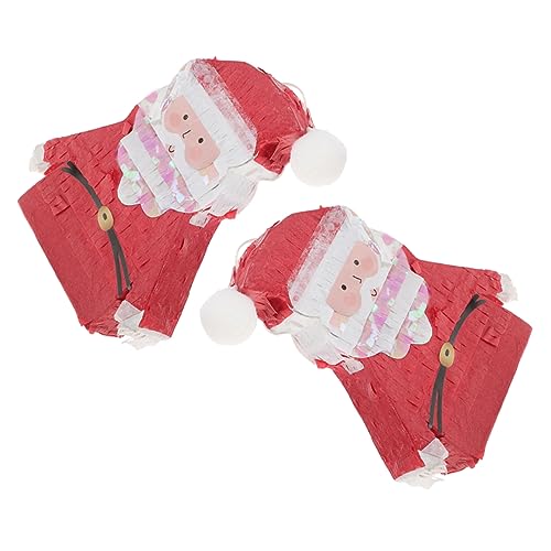 MAGICLULU 2 Stück Santa Claus Pinata Partydeko Süßigkeitenbox Weihnachtsdekoration Fotorequisite Festliche Pinata für Weihnachtsfeier und Erwachsene MAGICLULU 2 Stück Santa Claus Pinata Partydeko Süßigkeitenbox Weihnachtsdekoration Fotorequisite Festliche Pinata für Weihnachtsfeier und Erwachsene von MAGICLULU