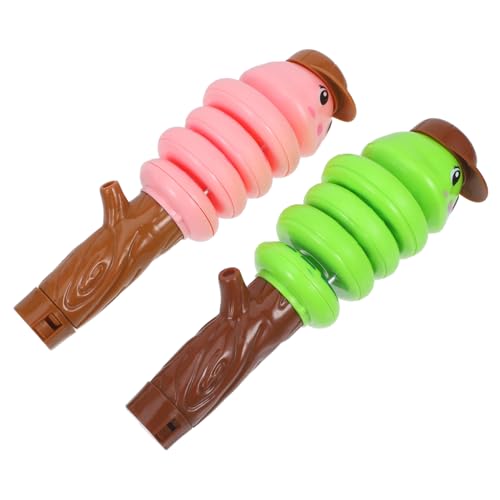 MAGICLULU 2 Stück Teiliges Kunststoffpfeifen Schlangenspielzeug für Leichtes Tragbares Rotierendes Balancierspiel mit Buntem Ergonomischem Design Sozialem und Fantasiespiel von MAGICLULU