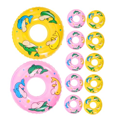 MAGICLULU 20 Stück Schwimmring Teiliges Zubehör für Puppenhaus Realistische Schwimmring Accessoires für Designs für Kreative Spielumgebungen von MAGICLULU