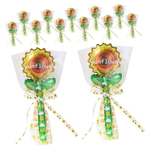 MAGICLULU 20 Stück Teiliges Sonnenblumen Handlich Tragbar Für Geburtstagsfeier Babyparty Hochzeit Sommerparty Partydekoration von MAGICLULU