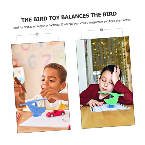 MAGICLULU 200 Stck Teiliges Balance Vogelspielzeug Schwebender für Fingerbalancetraining Pädagogisches Kinderspielzeug Neugier und Geschicklichkeit für Schreibtischdekoration und Lernspaß von MAGICLULU