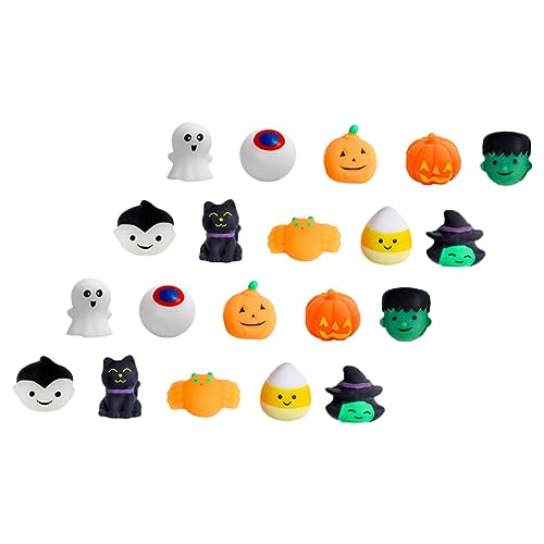 MAGICLULU 20st Halloween-kneifen Quetschspielzeug Halloween Accessoire Elastisches Dehnbares Partyzubehör Sensorisches Winzige Spielsachen Halloween-druckspielzeug MAGICLULU 20st Halloween-kneifen Quetschspielzeug Halloween Accessoire Elastisches Dehnbares Partyzubehör Sensorisches Winzige Spielsachen Halloween-druckspielzeug von MAGICLULU